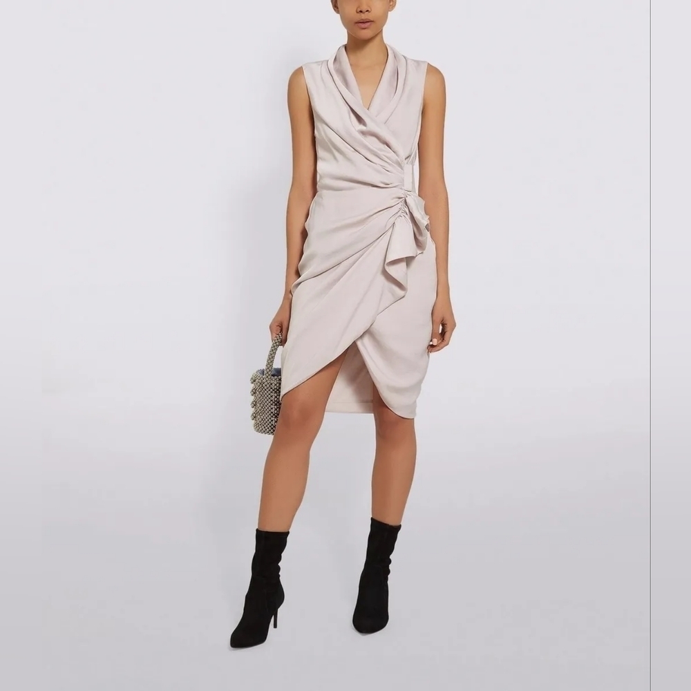 Pale pink Cancity dress Allsaints
